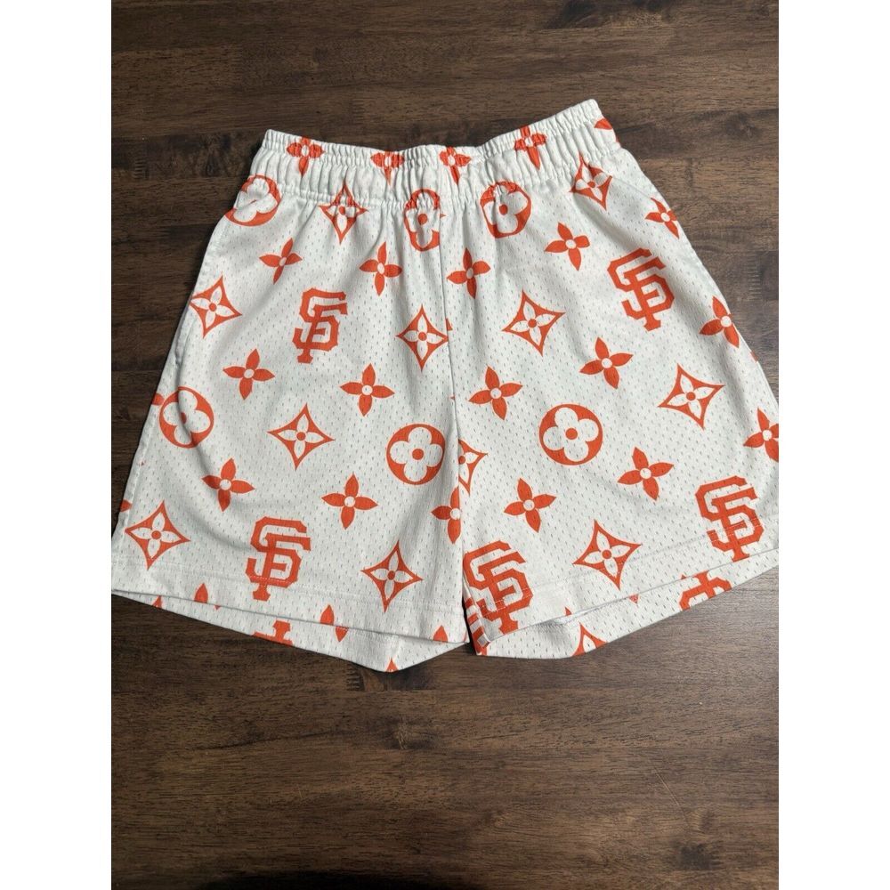 Bravest Studios San Francisco Giants SF Baseball Monogram Shorts Size Small MLB